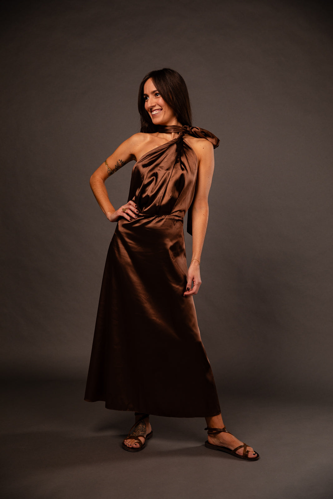 Bridesmaid Dresses in two styles - Burnished Bronze